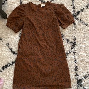 Leopard print dress